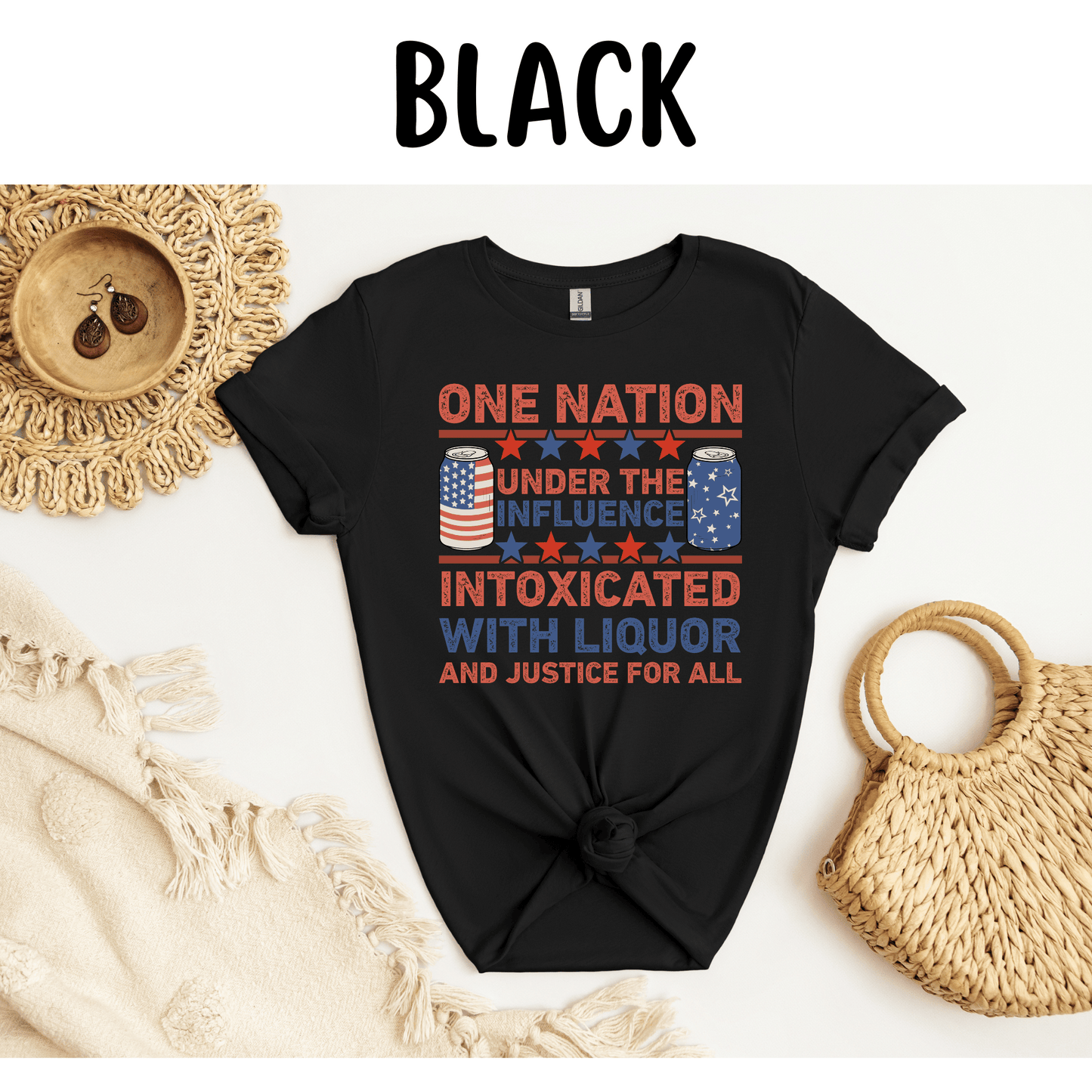 Intoxicated Patriotic T-Shirt