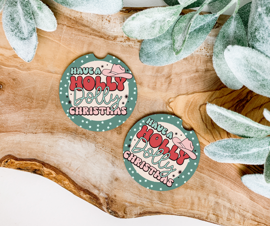 Holly Dolly Car Coaster