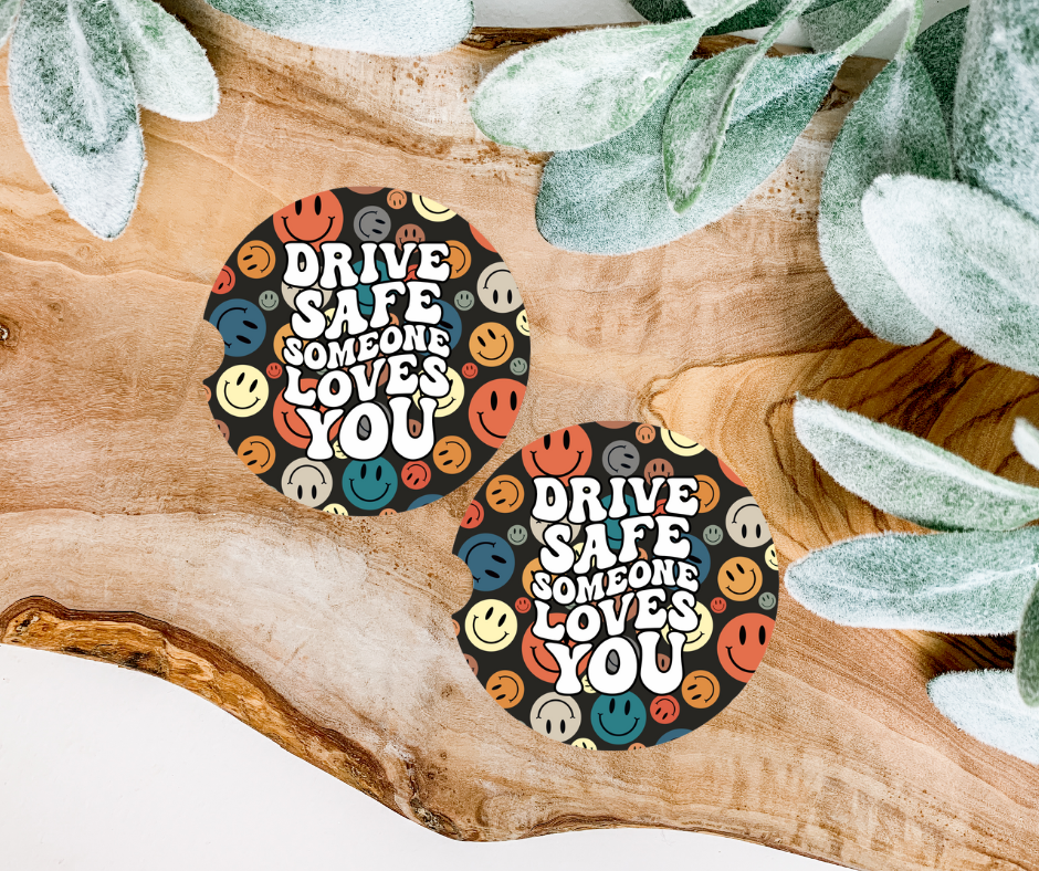Drive Safe Car Coaster