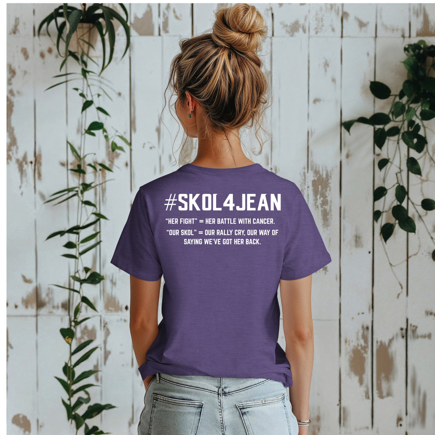 Her Fight. Our SKOL. T-Shirt
