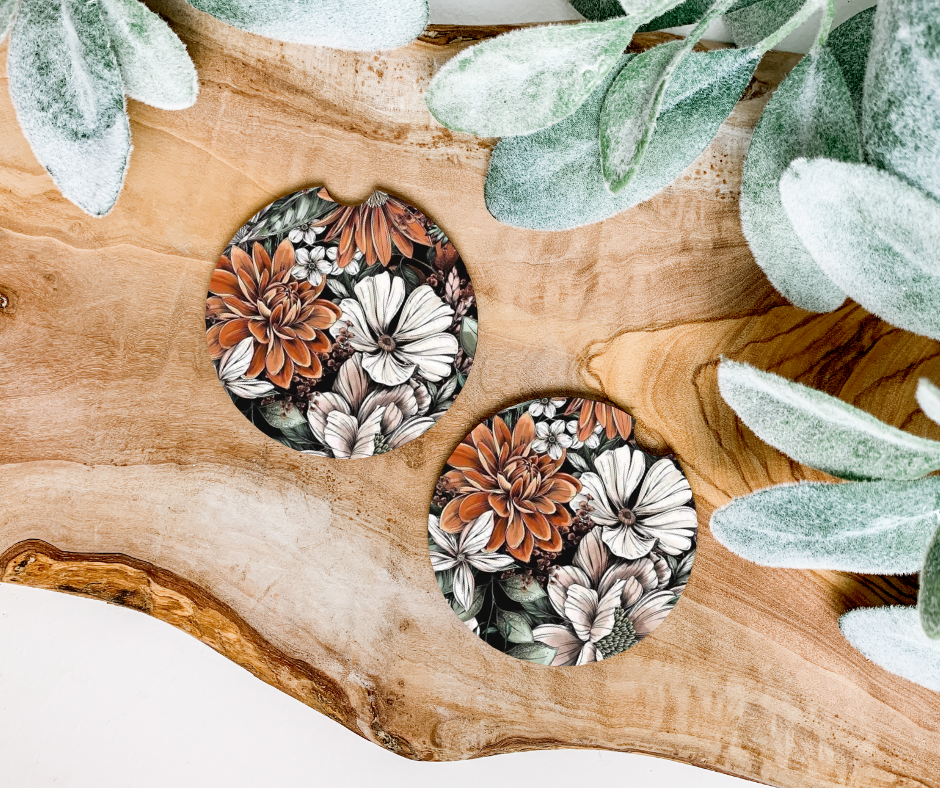 Floral Car Coaster
