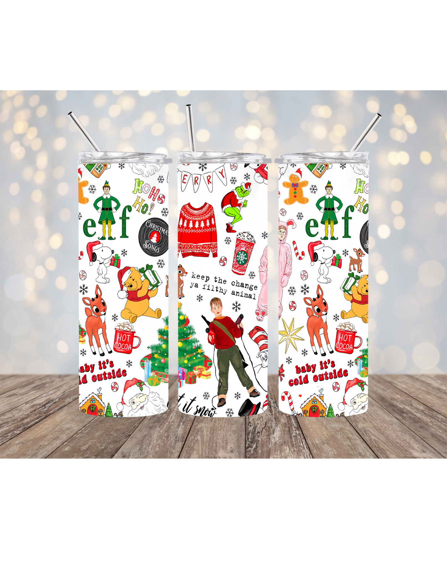 Christmas Movies Tumbler