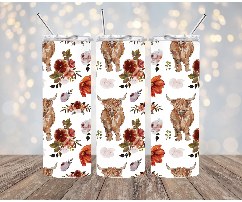 Highland Cow Tumbler