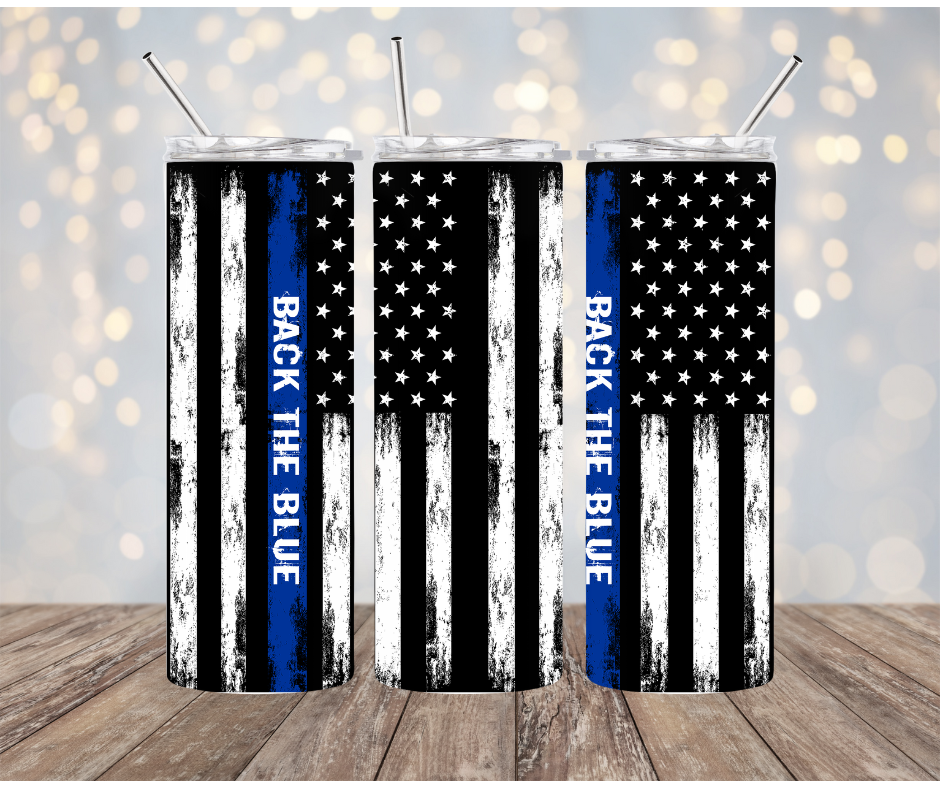Back the Blue Tumbler