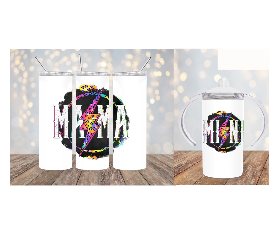 Lightning Bolt Tumbler and Sippy