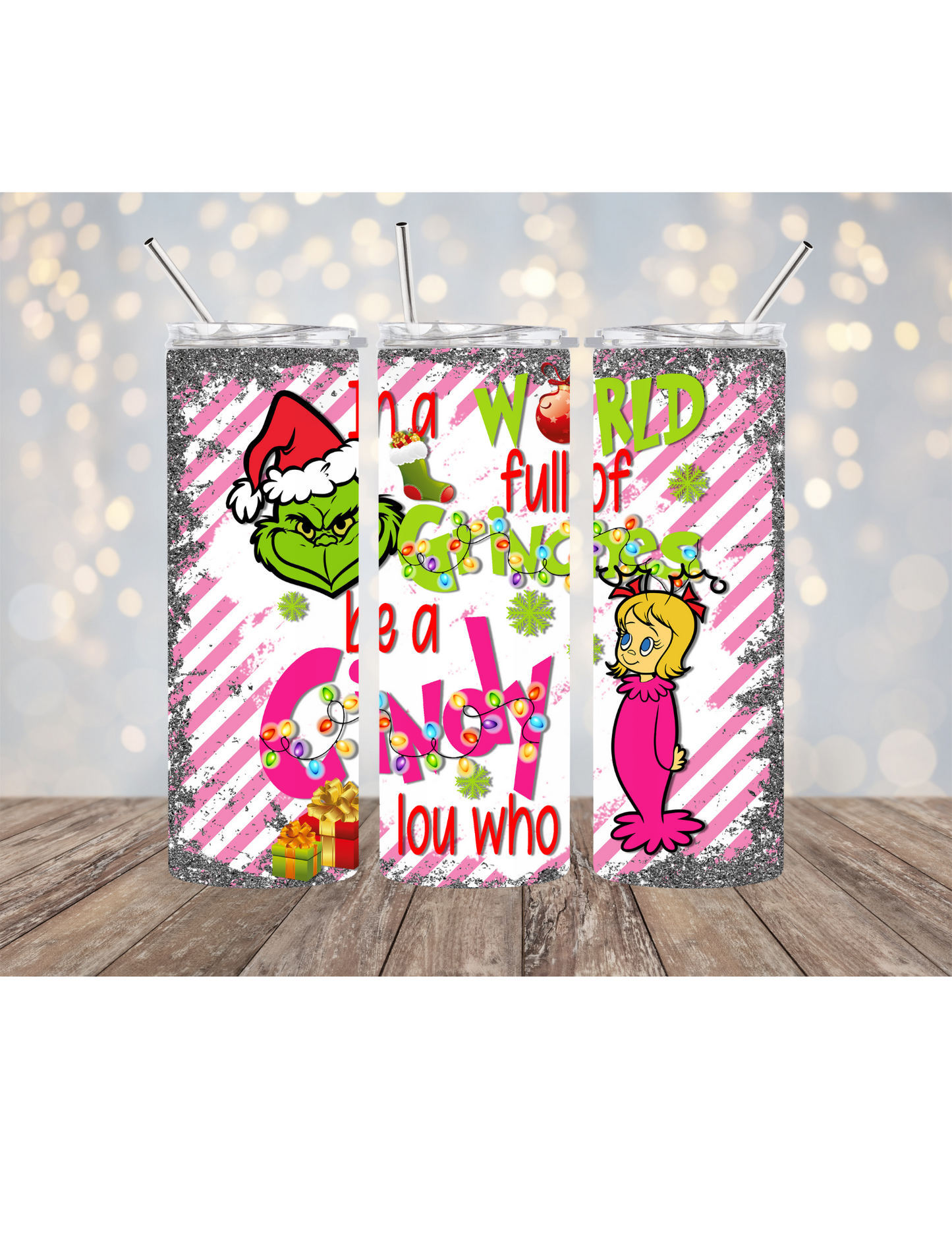 Cindy Lou Who and Grinch