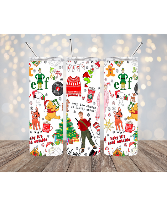 Christmas Movies Tumbler