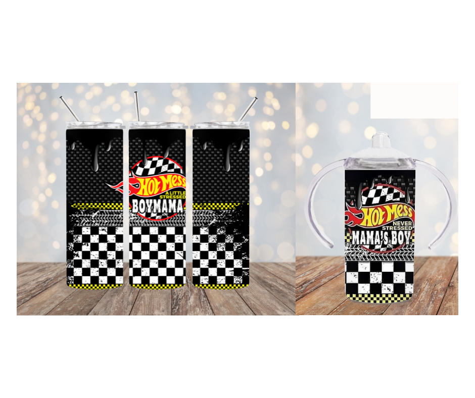 Hot Mess Sippy and Tumbler