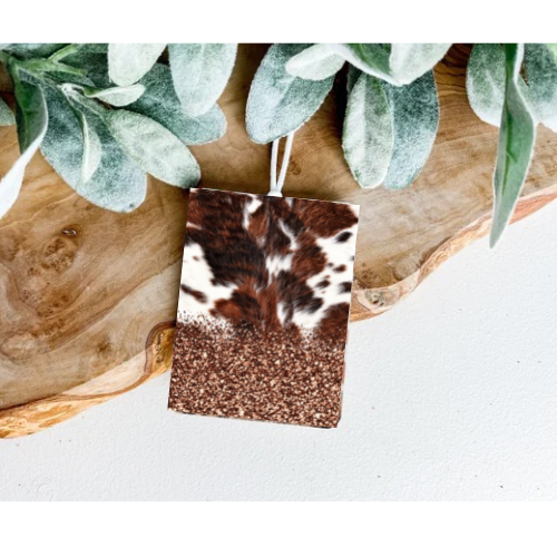 Glitter Cow Air Freshener