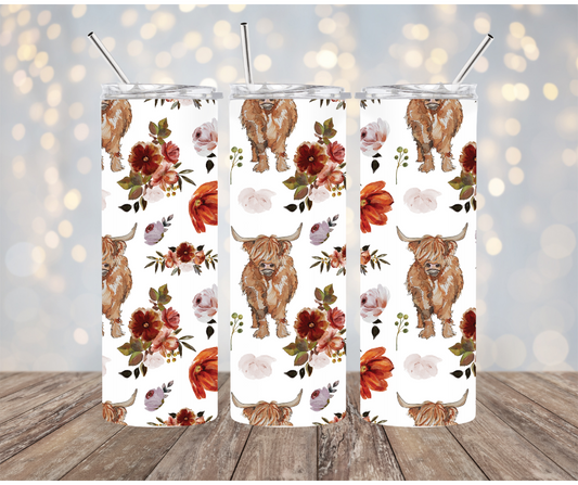 Highland Cow Tumbler