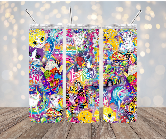 Lisa Frank Tumbler