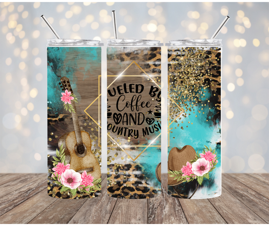 Fueled By Coffee and Country Music 2 Tumbler