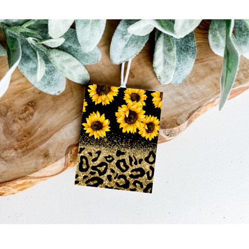 Sun and Cheetah Print Air Freshener